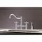 Kingston Brass KS3271AXBS Restoration 8" Bridge Kitchen Faucet W/ Sprayer, Chrome KS3271AXBS - alternate 3